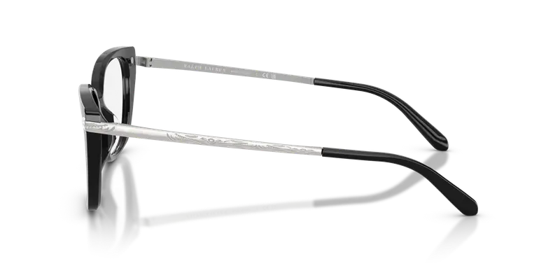 Ralph Lauren Donna RL6250U 5001 Montature da vista Acetato Nero Trasparente Squadrata Normale miniatura 3