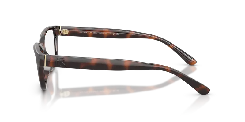 Ralph Lauren Donna RL6254U 6241 Montature da vista Iniettato Tartaruga Trasparente Squadrata Normale miniatura 3
