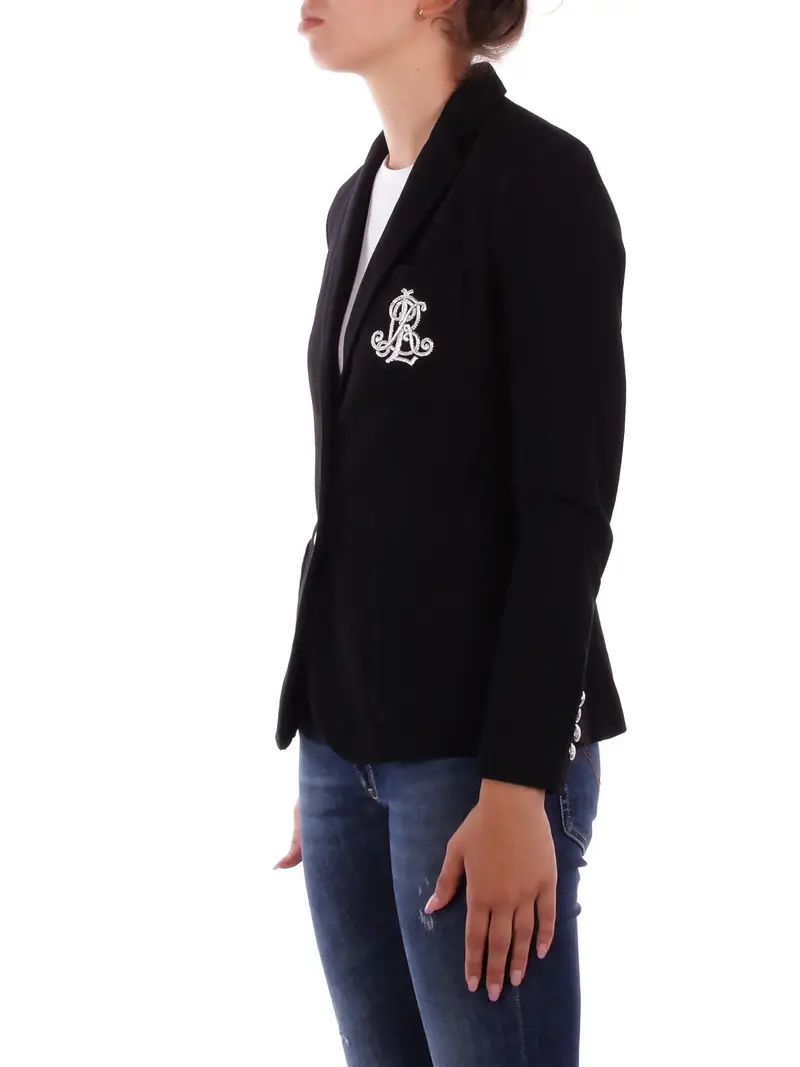 Giacca Donna RALPH LAUREN Black Anfisa-lined-jacket miniatura 2