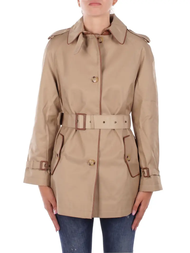 Giubbotto Donna RALPH LAUREN Tan Sb rg pu 30"-lined-coat