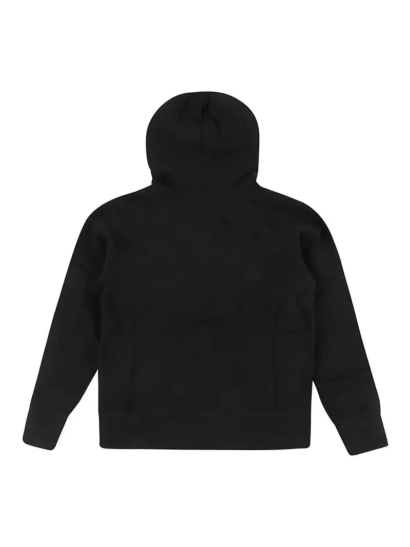Ls Po Hood-Tops-Knit Nero
