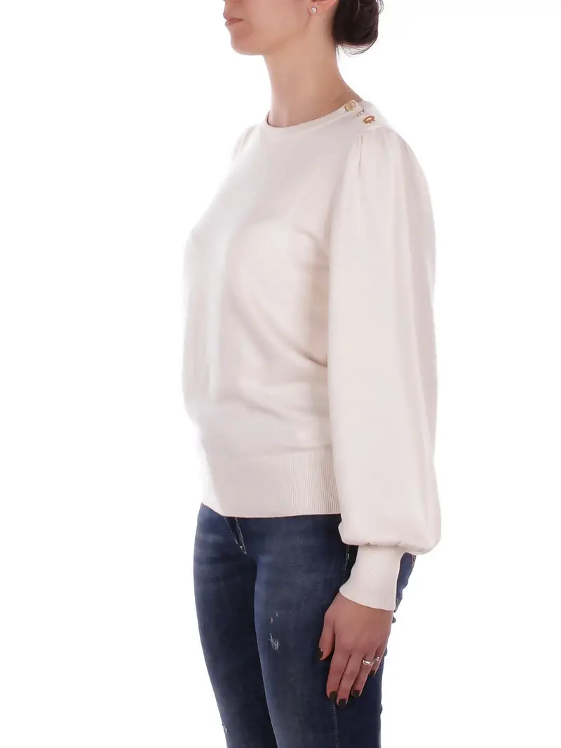 Maglia Donna RALPH LAUREN Crema Dontrey long sleeve pullover miniatura 2