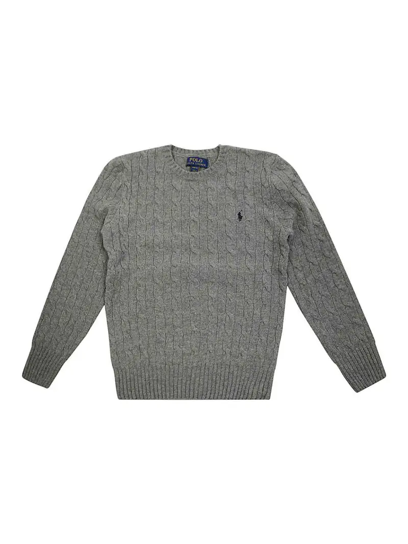 Maglia Gc Trecce Grigio