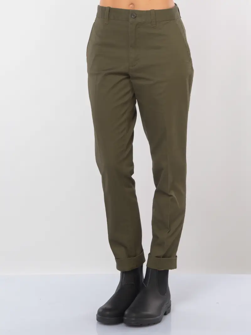 pantalone da donna Ralph Lauren chino in cotone Verde