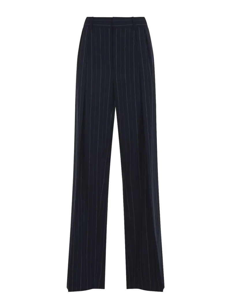 Pantaloni Jody a pieghe Blu scuro