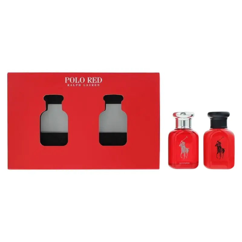 Set Ralph Lauren Polo Red Eau De Parfum Per Uomo 40 ml + Polo Red Eau De Toilette Per Uomo 40 ml