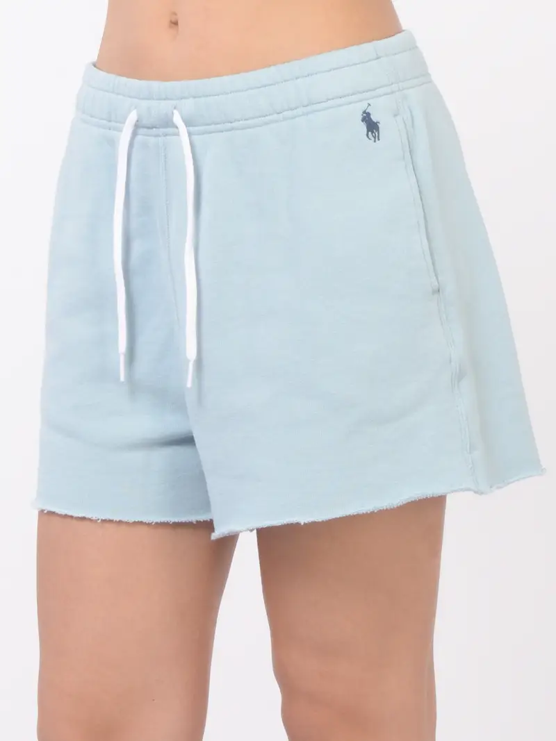 short da donna Ralph Lauren in felpa con elastico e coulisse TURCHESE