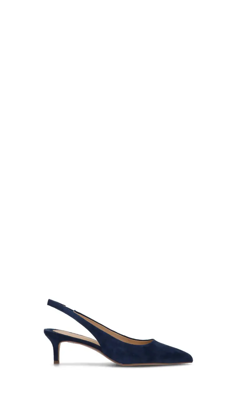 Slingback donna blu in suede Vario