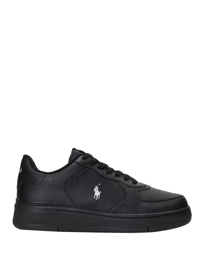 sneakers ralph lauren da uomo - nero