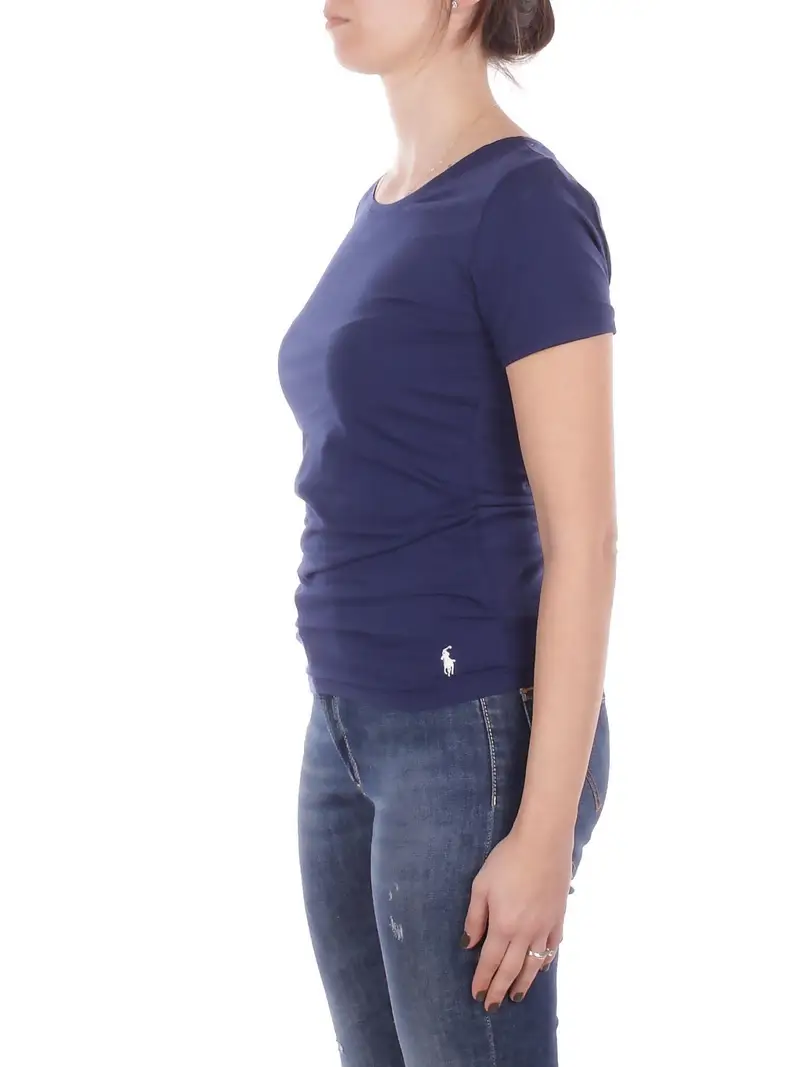 Ralph Lauren T-shirt Donna Blu 3925106 miniatura 2