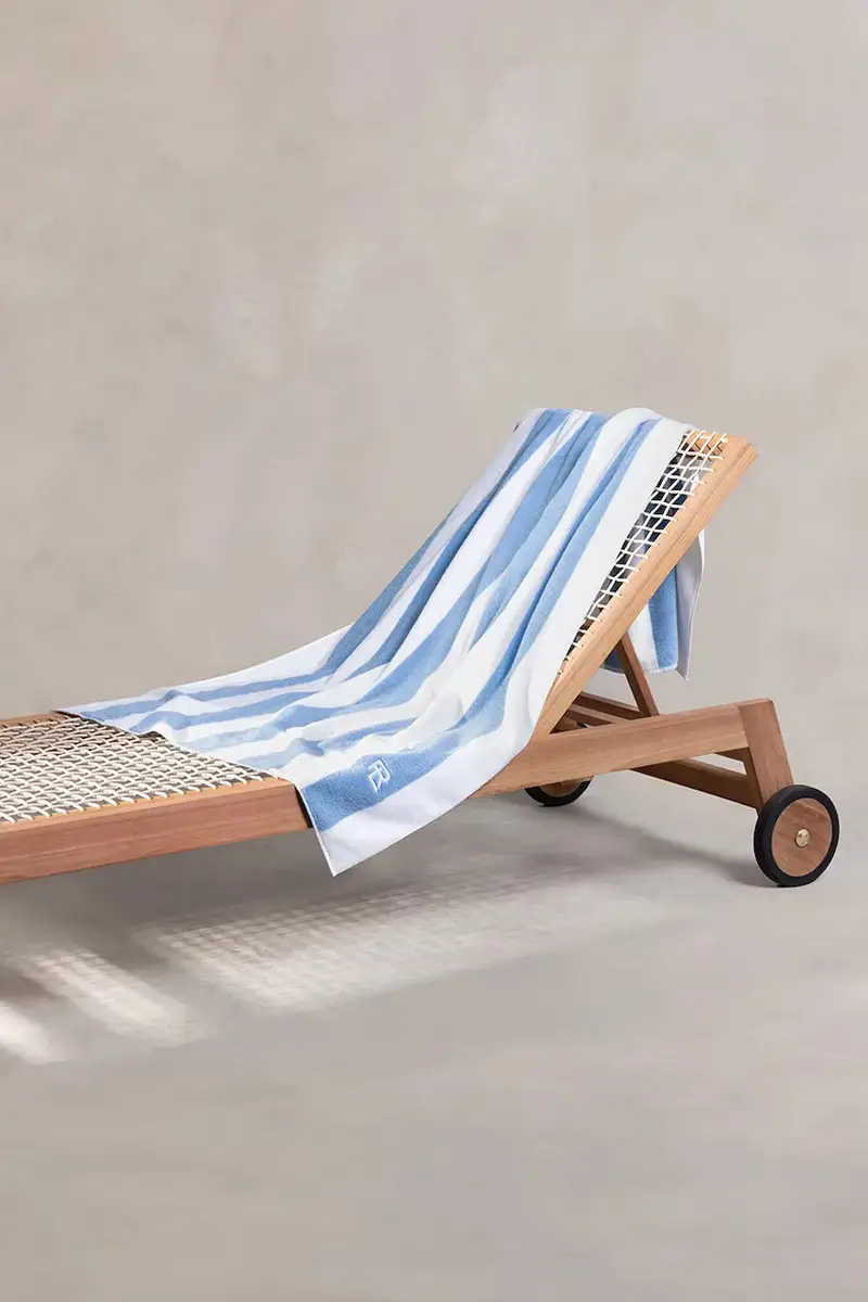 telo mare in cotone HENLEY Denim 90 x 170 cm Blu miniatura 4