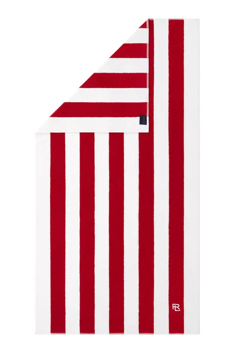 telo mare in cotone HENLEY Red 90 x 170 cm Rosso miniatura 2