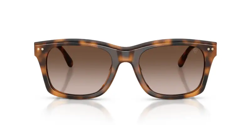 Unisex Ralph Lauren RL8237U 608913 Occhiali da sole Acetato Tartaruga Marrone Squadrata Normale Sfumato miniatura 3