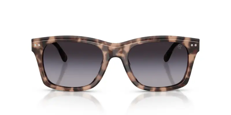 Unisex Ralph Lauren RL8237U 63078G Occhiali da sole Acetato Tartaruga Grigio Squadrata Normale Sfumato miniatura 3