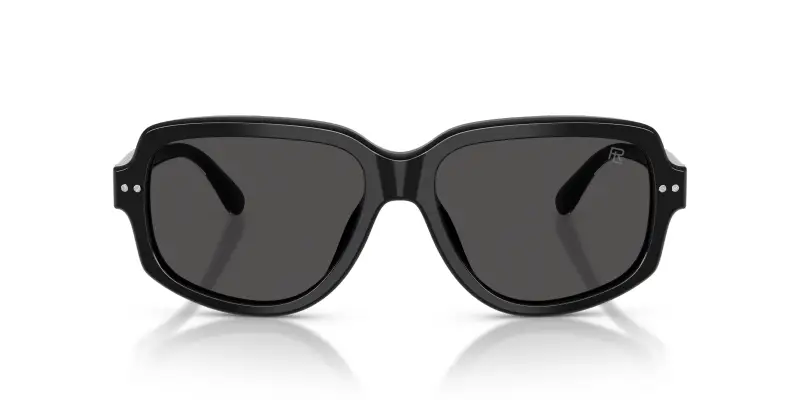 Unisex Ralph Lauren RL8238U 500187 Occhiali da sole Acetato Nero Grigio Geometrica Normale Sfumato miniatura 3