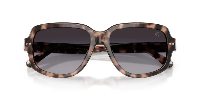 Unisex Ralph Lauren RL8238U 63078G Occhiali da sole Acetato Tartaruga Grigio Geometrica Normale Sfumato miniatura 2