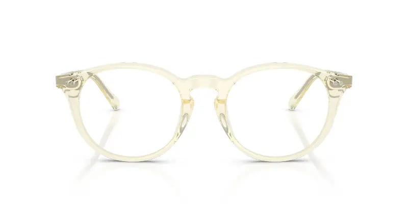 Uomo Ralph Lauren RL6263U 5034 Montature da vista Acetato Giallo Trasparente Rotonda Normale miniatura 3