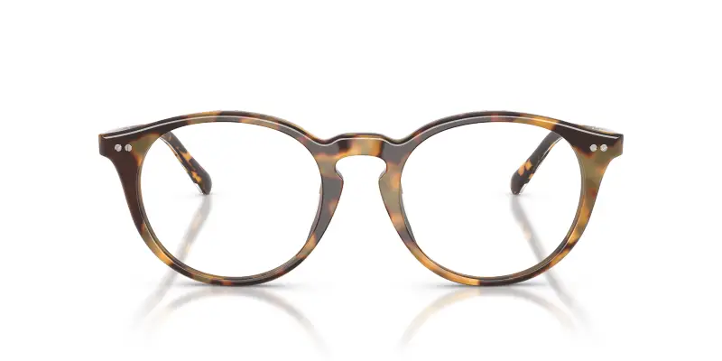 Uomo Ralph Lauren RL6263U 6339 Montature da vista Acetato Tartaruga Trasparente Rotonda Normale miniatura 3