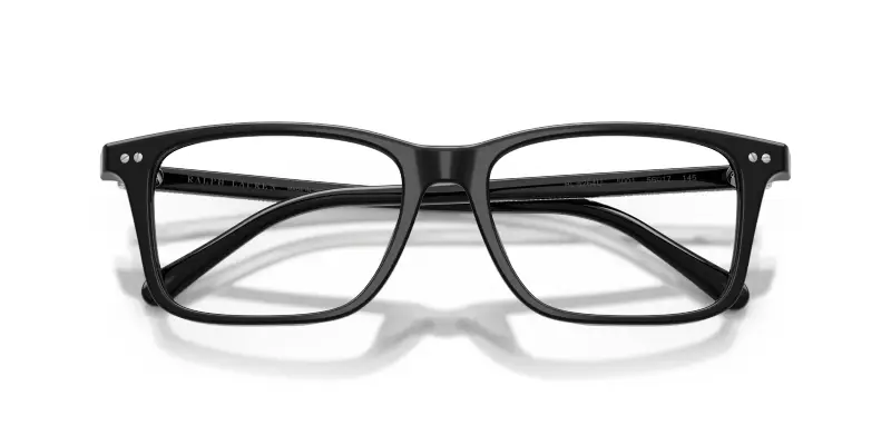 Uomo Ralph Lauren RL6264U 5001 Montature da vista Acetato Nero Trasparente Rotonda Normale miniatura 2