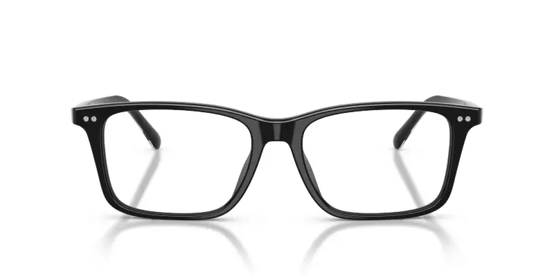 Uomo Ralph Lauren RL6264U 5001 Montature da vista Acetato Nero Trasparente Rotonda Normale miniatura 3