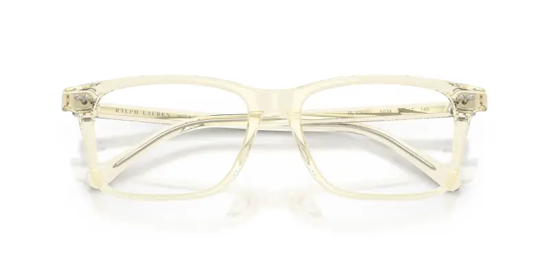 Uomo Ralph Lauren RL6264U 5034 Montature da vista Acetato Giallo Trasparente Rotonda Normale miniatura 2