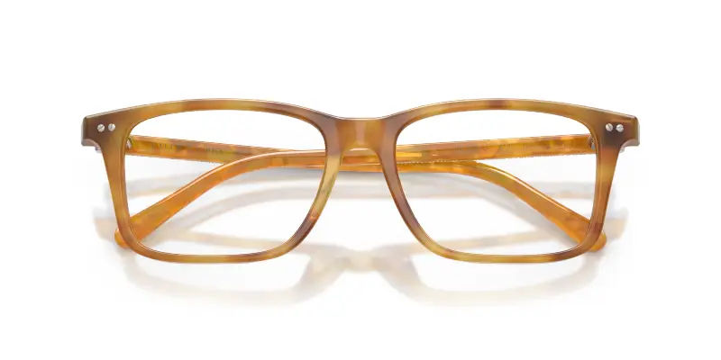 Uomo Ralph Lauren RL6264U 6185 Montature da vista Acetato Tartaruga Trasparente Rotonda Normale miniatura 2