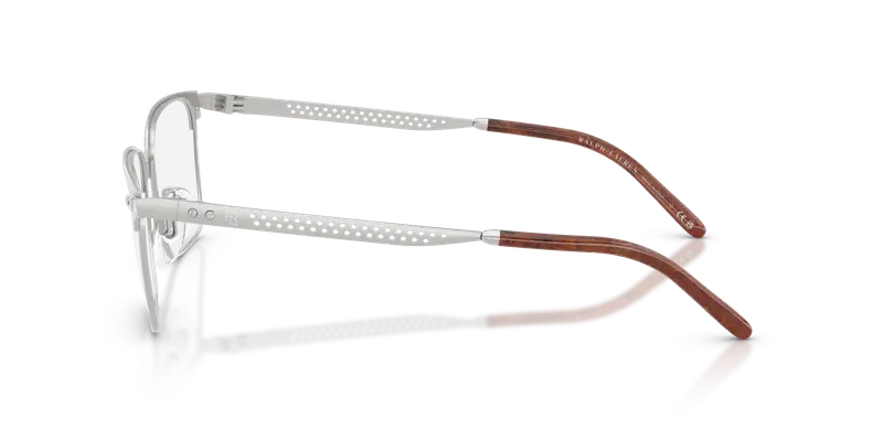 Ralph Lauren Uomo RL5133 9466 Montature da vista Metallo Argento Trasparente Squadrata Normale miniatura 3