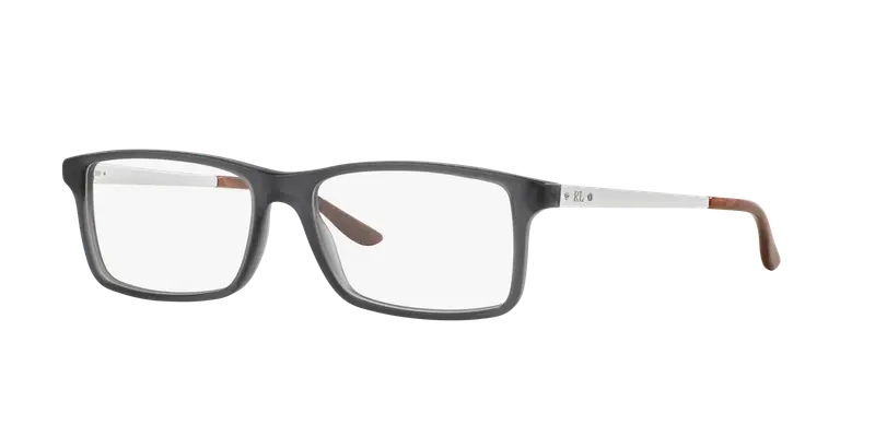 Ralph Lauren Uomo RL6128 5510 Montature da vista Acetato Grigio Trasparente Squadrata Normale