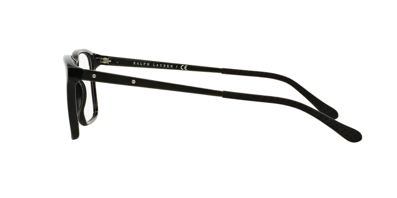 Ralph Lauren Uomo RL6133 5001 Montature da vista Acetato Nero Trasparente Squadrata Normale miniatura 2