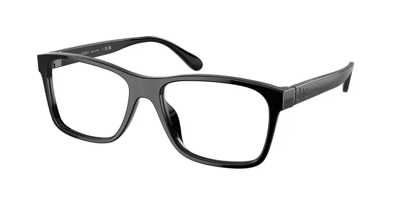 Ralph Lauren Uomo RL6240U 5001 Montature da vista Acetato Nero Trasparente Squadrata Normale