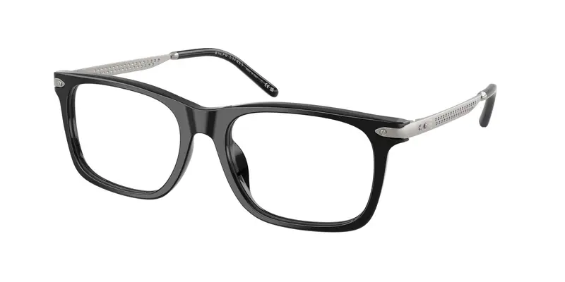 Ralph Lauren Uomo RL6253U 5001 Montature da vista Acetato Nero Trasparente Squadrata Normale