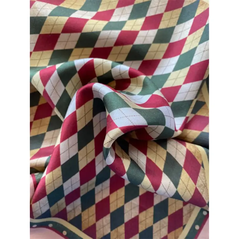 Foulard in seta donna Ralu Fine Art Arlequin