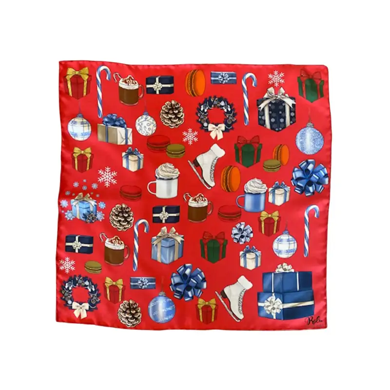 Foulard in seta donna Ralu Fine Art Candyland