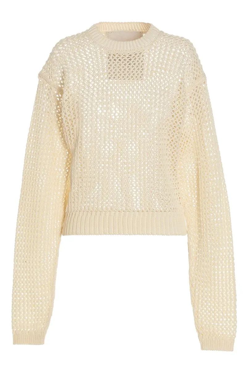 Maglia Bio Cable Bianco