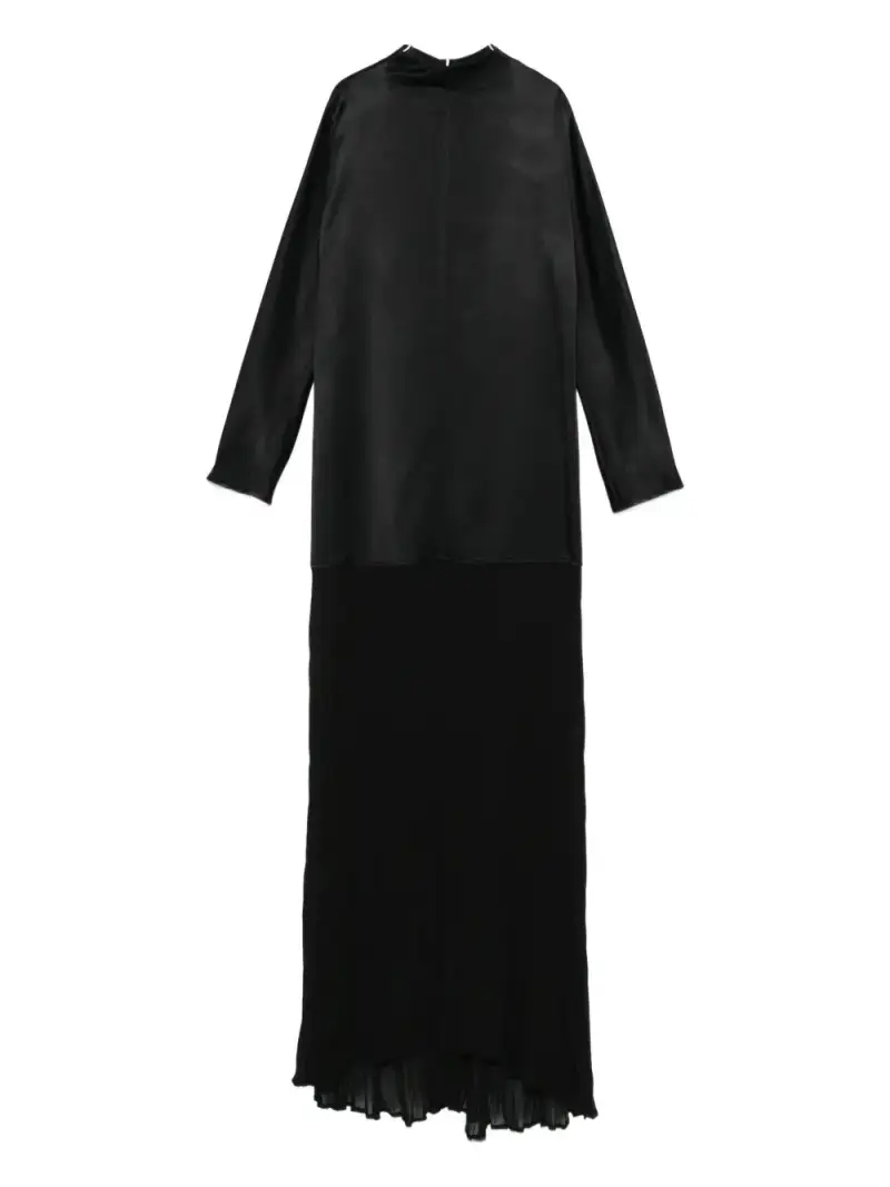 maxi dress rame NERO
