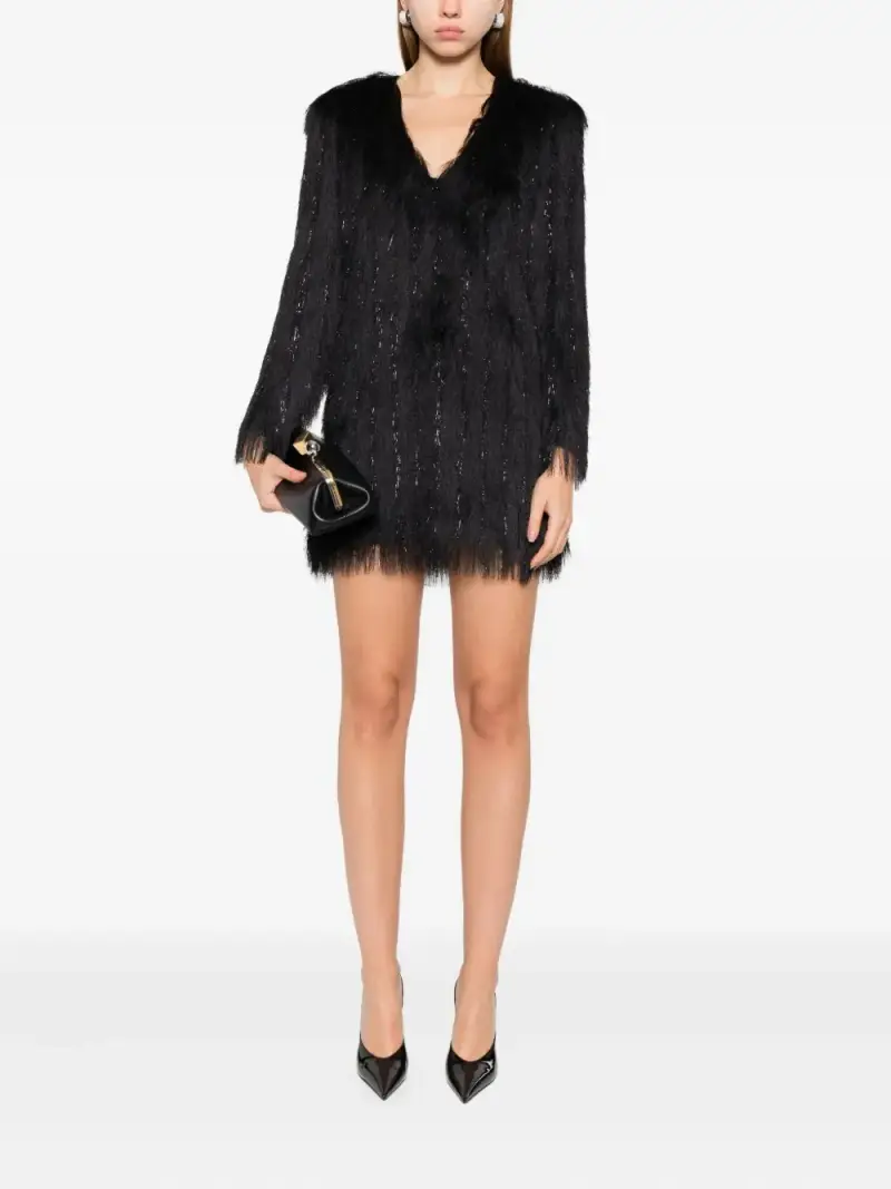 mini dress rame NERO miniatura 3