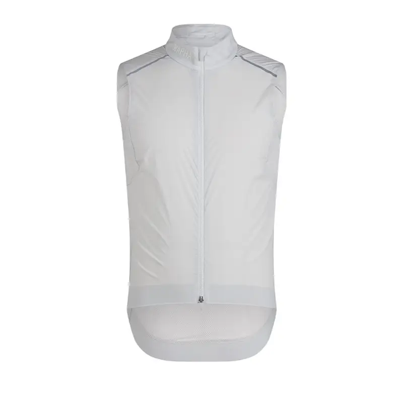 Gilet Ciclismo Pro Team Argento Bianco Uomo L