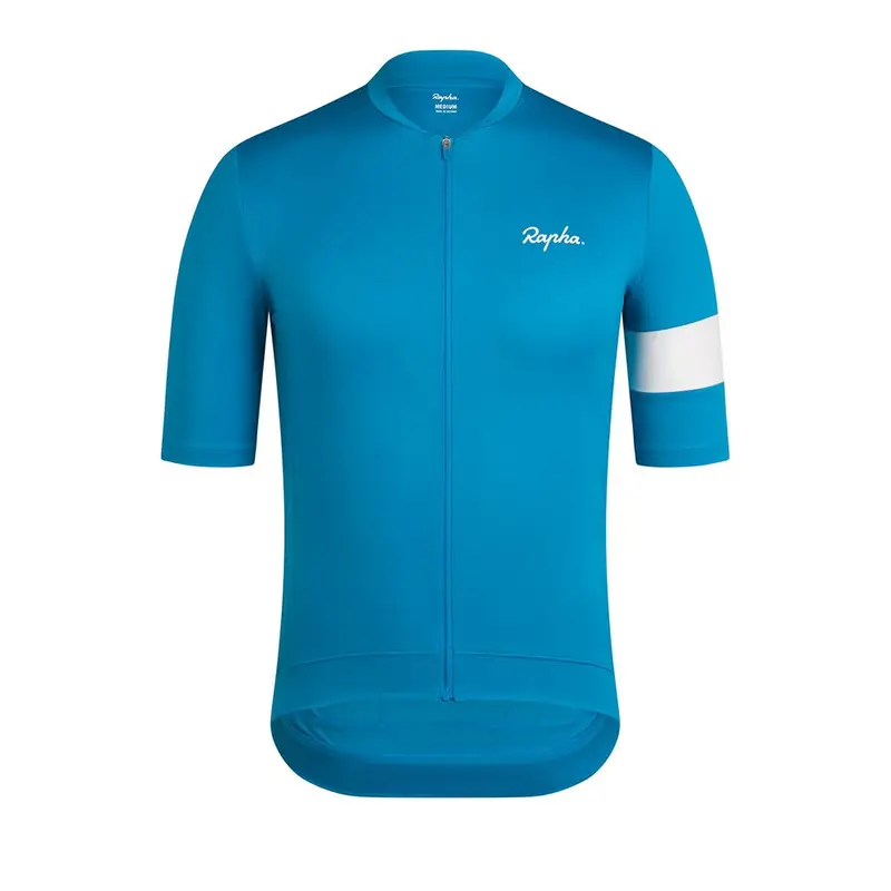 Maglia Ciclismo Core Jersey Teal Blue Bianco Uomo S