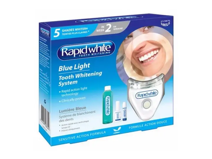Rapid White Blue Light Sistema di sbiancamento dei denti blu