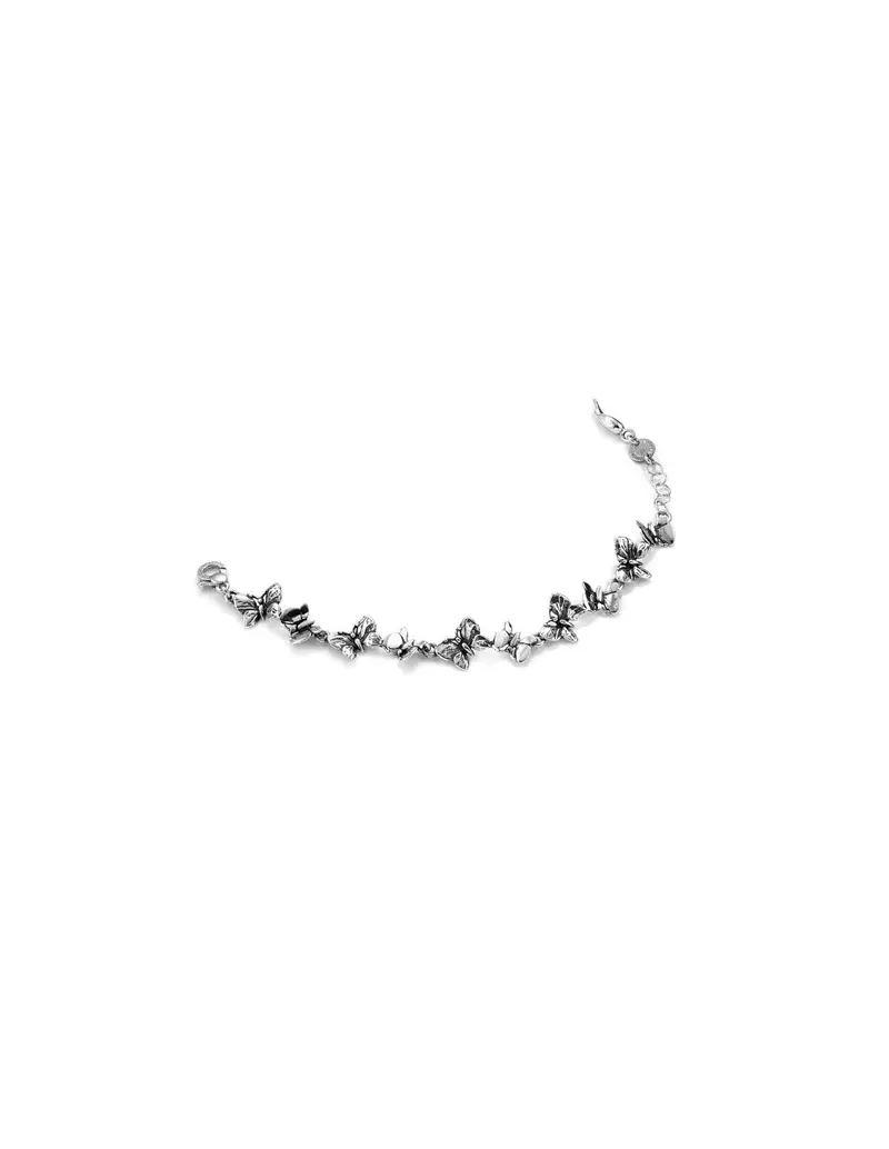 Bracciale GIOVANNI RASPINI Mini Farfalle in argento 925 07587