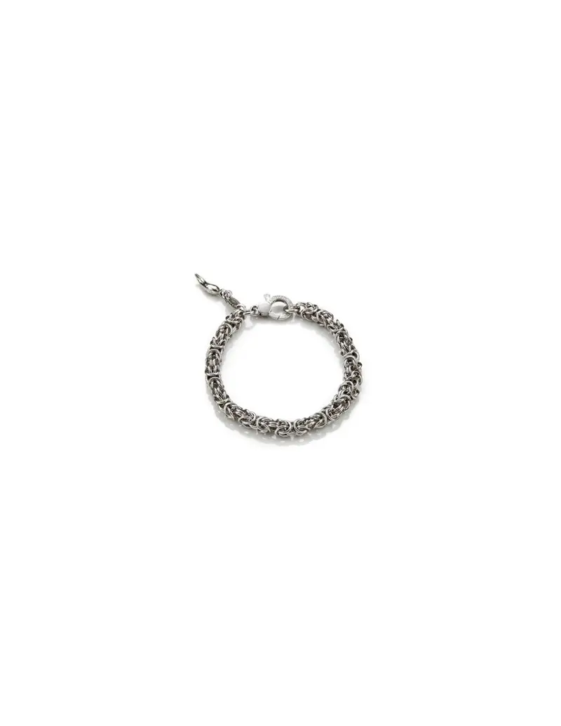 Bracciale GIOVANNI RASPINI Mini Maglia Bizantina in Argento 925 - 07402