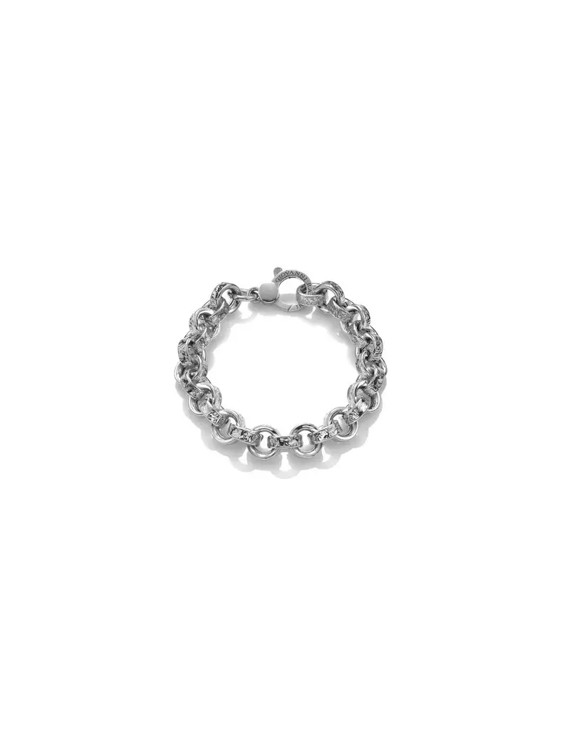 Bracciale GIOVANNI RASPINI Rolò Martellato 10509 in argento 925