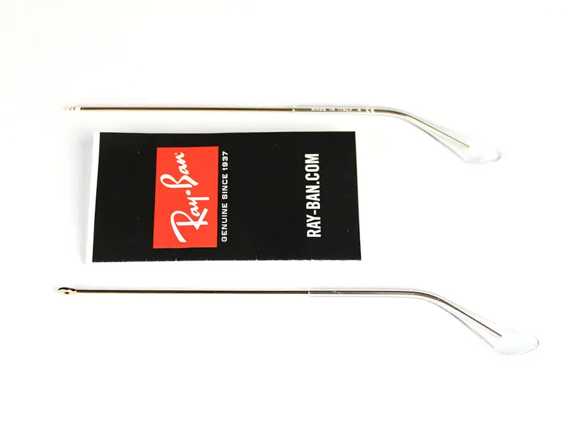 Ray - Ban Aste di ricambio Ray-Ban 3025 Aviator Large Metal Aste di ricambio Metallo Nero miniatura 3