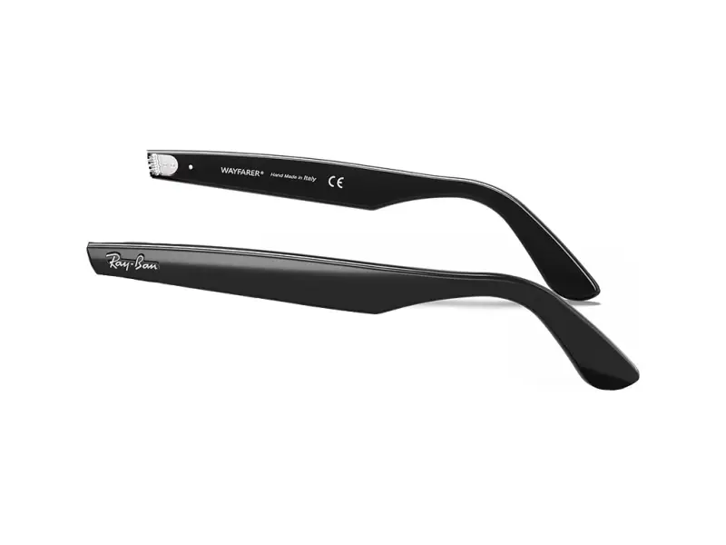 Aste di ricambio Ray-Ban RB2140 Wayfarer Aste di ricambio Acetato miniatura 3