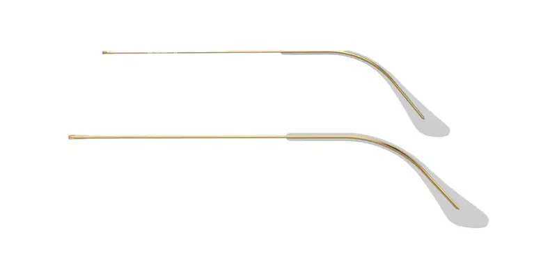 Ray - Ban  Aste di ricambio Ray-Ban RB3138 Shooter Aste di ricambio Metallo Oro