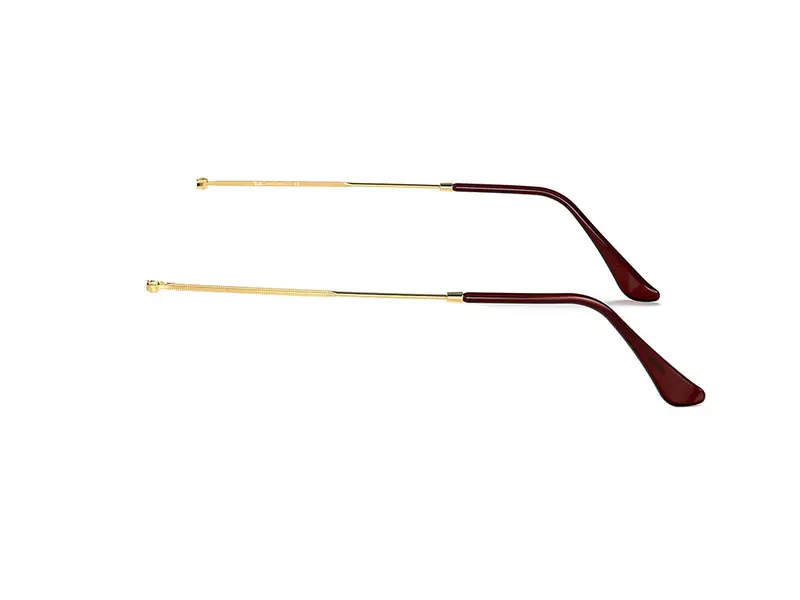 Aste di ricambio Ray-Ban RB3548 - RB3548N Hexagonal Aste di ricambio Metallo Oro