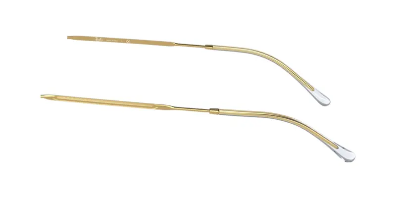 Ray - Ban Aste di ricambio Ray-Ban RB3565 Jack Aste di ricambio Metallo Oro