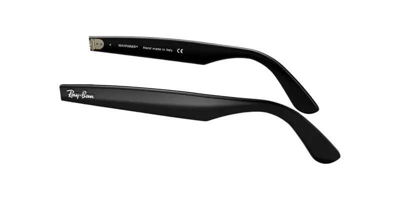 Ray - Ban  Aste di ricambio Ray-Ban RB4340 Wayfarer Aste di ricambio Iniettato Nero