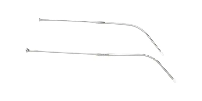 Ray - Ban Aste di ricambio Ray-Ban RBR0101S Aviator reverse Aste di ricambio Metallo Argento miniatura 2