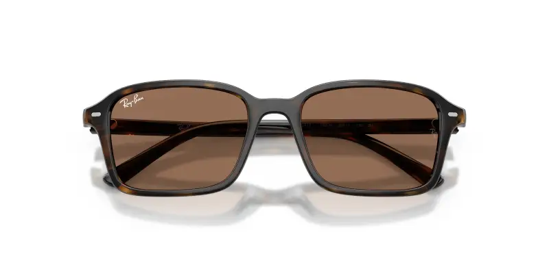 Bambino Ray - Ban RJ9131S 152/73 Occhiali da sole Nylon Tartaruga Marrone Squadrata Normale miniatura 2